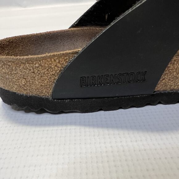 Birkenstock Gizeh Matte Black Sandals Womens Size 39 L8 M6 Thong Slides - Picture 5 of 13